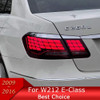 Car Lights for Benz W212 2010-2015 LED Auto Taillight Assembly Upgrade Dragon Scales Design Dynamic Signal Lamp Tool Accessories