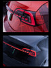 For Tesla Model 3 Y 2019-2023 LED Through Trunk Tail Light Modified Rear Taillight Flowing Turn Signal Dynamic DRL Auto Lamp