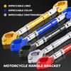 Motorcycle Handlebar Handle Grip Adjustable Crossbar Balance Bracket Regulator Steering Wheel Reinforcing 22mm Replacement