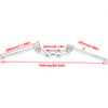 Motorcycle Accessories Clip-On Risers Adjustable Handlebars Handle Bar Adapter For Honda CB650R 2019 2020 2021 CB 650 R CB 650R