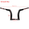 Motorcycle 12" 14" 16" Bar Handlebars Black/Chrome Z Drag Bar For Harley Dyna Softail FL Touring Fat Boy Breakout Road King FLHR