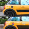 Gas Fuel Tank Cap Stickers Cover Car Sticker Decals for Car Mini Cooper Clumban F55 F56 R55 R56 R60 R61 Car Styling 11CM