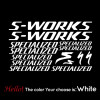 Personalized Car-styling Bike Frame Stickers S-WORKS Car Motorcycle Body Waterproof and Sunscreen Vinyl Decals