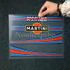30cm Set Die-cut Martini Racing PVC Stickers Auto Moto Stripes Exterior Vinyl Decal Body Stickers Support Private Customization