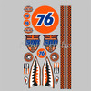 30cm Set Die-cut Martini Racing PVC Stickers Auto Moto Stripes Exterior Vinyl Decal Body Stickers Support Private Customization