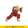 LYKX Cartoon King of Fighters Street Fighter Game Anime Stickers Funny Car Creative Car Stickers To Cover Scratches