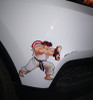 LYKX Cartoon King of Fighters Street Fighter Game Anime Stickers Funny Car Creative Car Stickers To Cover Scratches