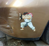 LYKX Cartoon King of Fighters Street Fighter Game Anime Stickers Funny Car Creative Car Stickers To Cover Scratches