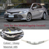 Car Cover Bumper Engine Head Trim Front Grid Grill Grille Frame Edge 1PCs For Toyota Camry XV70 2017 2018 2019 2020 2021 2022