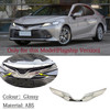 Car Cover Bumper Engine Head Trim Front Grid Grill Grille Frame Edge 1PCs For Toyota Camry XV70 2017 2018 2019 2020 2021 2022