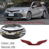 Car Cover Bumper Engine Head Trim Front Grid Grill Grille Frame Edge 1PCs For Toyota Camry XV70 2017 2018 2019 2020 2021 2022