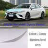 Car Cover Bumper Engine Head Trim Front Grid Grill Grille Frame Edge 1PCs For Toyota Camry XV70 2017 2018 2019 2020 2021 2022
