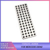 Car Styling Non Slip Foot Rest Plate No Drill Footrest Pedal Cover for Mercedes /Benz B C E S Cls Slk Cla Gla Glk Ml Gl Series