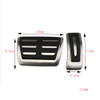 LHD Car Pedals for Audi A4 B8 S4 RS4 Q3 A5 S5 RS5 8T Q5 8R SQ5 A6 C7 A7 S7 S6 4G A8 S8 A8L 4H Fuel Brake Footrest Pedal Cover