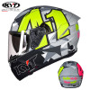 KYT NF Motorcycle Helmet Full Helmet Men's Anti fog Double Lens Racing Motorcycle Motocross Capacete Cosas Para Motos For Rally