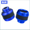 Motorcycle Frame Slider Aluminum Alloy Front Fork Cup Falling Crush Protector Carbon Fiber For Motorbike Scooter Universal