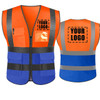 Reflective Safety Vest Custom LOGO TEXT High Visibility Work Vest Construction Work Uniforms Engineer Safety Vest
