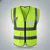 Reflective Vest Mesh Breathable Construction Safety Protective Clothing Road Traffic Warning Fluorescent Vest