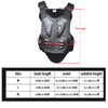 Outdoor Driving Chest Back Protection Vest For Motocross Skiing Skating Motorcycle Dirt Bike Body Armor Protective Gear Adult