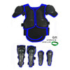 Child Bady Full Body Protector Vest Armor Kids Motocross Armor Jacket Chest Spine Protection Gear MTB Skating Knee elbow guard L