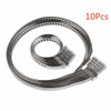 10Pcs Universal Axle CV Joint Boot Clamp Kit Stainless Steel Driveshaft CV Boot Crimp Clips Adjustable 32-41mm 70-127mm