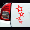 30226# 12x24 cm stars car sticker vinyl car decal waterproof stickers on car truck bumper rear window no background