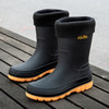 New Fashion Men Rain Boots Platform Waterproof Anti-skid Work Chef Shoes Fishing Shoes Outdoor Middle Tube Cycling Rubber Shoes