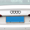 New Car Sticker Love Heart Logo Rear Trunk Tail Label Badge Emblem Decal For Audi Replacement Car Accessories V4M3