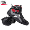 Motorcycle Men Boots Racing Shoes Riding Breathable Motorcyclist Equipment Black Durable Off-road Motorbike Soft Highly Elastic