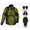 S-7XL Waterproof Motorcycle Jacket Wear-Resistant Motorcycle Pants Anti-Fall Racing Jacket Suit Reflective Motocross Clothing