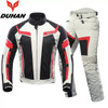 DUHAN Motorcycle Pants Suit Breathable Mesh Jacket Moto Pants