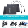 Motorcycle USB Heated Grips PU Leather 5V 10W Motorcycle Handlebar Grips 4 Gears Electric Heated Grip Cover Fast Heating