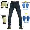 Motorcycle Jeans Kevlar Thicker Double Protection Cycling Pants Upgraded Silicone Protective Gear Riding Racing Pants