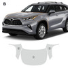 for Toyota Highlander 2020 2021 2022 2023 2024 PPF TPU Pre Cut Paint Protection Film Clear Kit 8.5mil Invisible Car Body Film