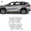 for Toyota Highlander 2020 2021 2022 2023 2024 Pre Cut Paint Protection Film PPF TPU Clear Kit 8.5mil Invisible Car Body Film