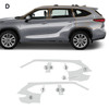for Toyota Highlander 2020 2021 2022 2023 2024 Pre Cut Paint Protection Film PPF TPU Clear Kit 8.5mil Invisible Car Body Film