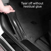 Nano Carbon Fiber Car Body Film DIY Paste Protector Strip Car Door Sill Waterproof Protection Film Side Mirror Anti Scratch Tape