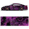 Sugar Skull Art Racing Car Graphic Decal Full Body Racing Vinyl Wrap Car Full Wrap Sticker Decorative Car Decal Size 450cm*100cm