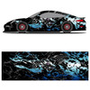 Sugar Skull Art Racing Car Graphic Decal Full Body Racing Vinyl Wrap Car Full Wrap Sticker Decorative Car Decal Size 450cm*100cm