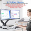 HDMI DisplayPort KVM Switch Dual Monitor 4K 60Hz 2x2 Mixed inputs DP