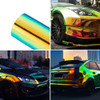 20/30/50CMx1.35M Holographic Blue/Purple/Green Rainbow Chrome Car Motorcycle Wrapping Body Film Sticker Sheets Vinyl Wrap