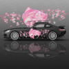 Sakura and Fish Car Body Sticker Anime Itasha Vinyl Car Side Decal Sticker Car Decor Sticker Cars Protective Film