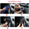 new Car Engine Start Stop Switch Button Cover Decorative Auto Accessories Push Button Sticky Cover Car Interior Car-Styling