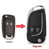 2/3/45B Modified Flip Remote Car Key Shell For Chevrolet Cruze Epica Lova Camaro Fit Buick Opel Vauxhall Insignia Astra Fob Case