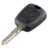 2 Buttons Remote Car Key Shell Fob Key Case Cover with 206 Blade Micro Switches Fit for Peugeot 106 107 206 207 306 307 406 407