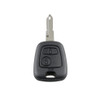2 Buttons Remote Car Key Shell Fob Key Case Cover with 206 Blade Micro Switches Fit for Peugeot 106 107 206 207 306 307 406 407