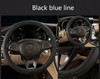 Hot Selling Genuine Leather Car Steering Wheel Cover Soft Anti slip 100% Cowhide Braid 36 38 40 cm Size