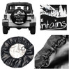 CENSIHER Tire COVER CAR The Mountains are Calling and I Must Go Waterproof Dust-Proof Universal Spare Wheel Tire COVER CAR