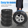 4PCS Car Spare Tire Cover Case Polyester Auto Wheel Tire Storage Bags Vehicle Tyre Accessories Dust-proof Protector Styling