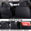 PU Leather Car Seat Cover Waterproof Universal Auto SUV Truck Seat Cushion Cover Protector Cover Car Interiors Seat Cover